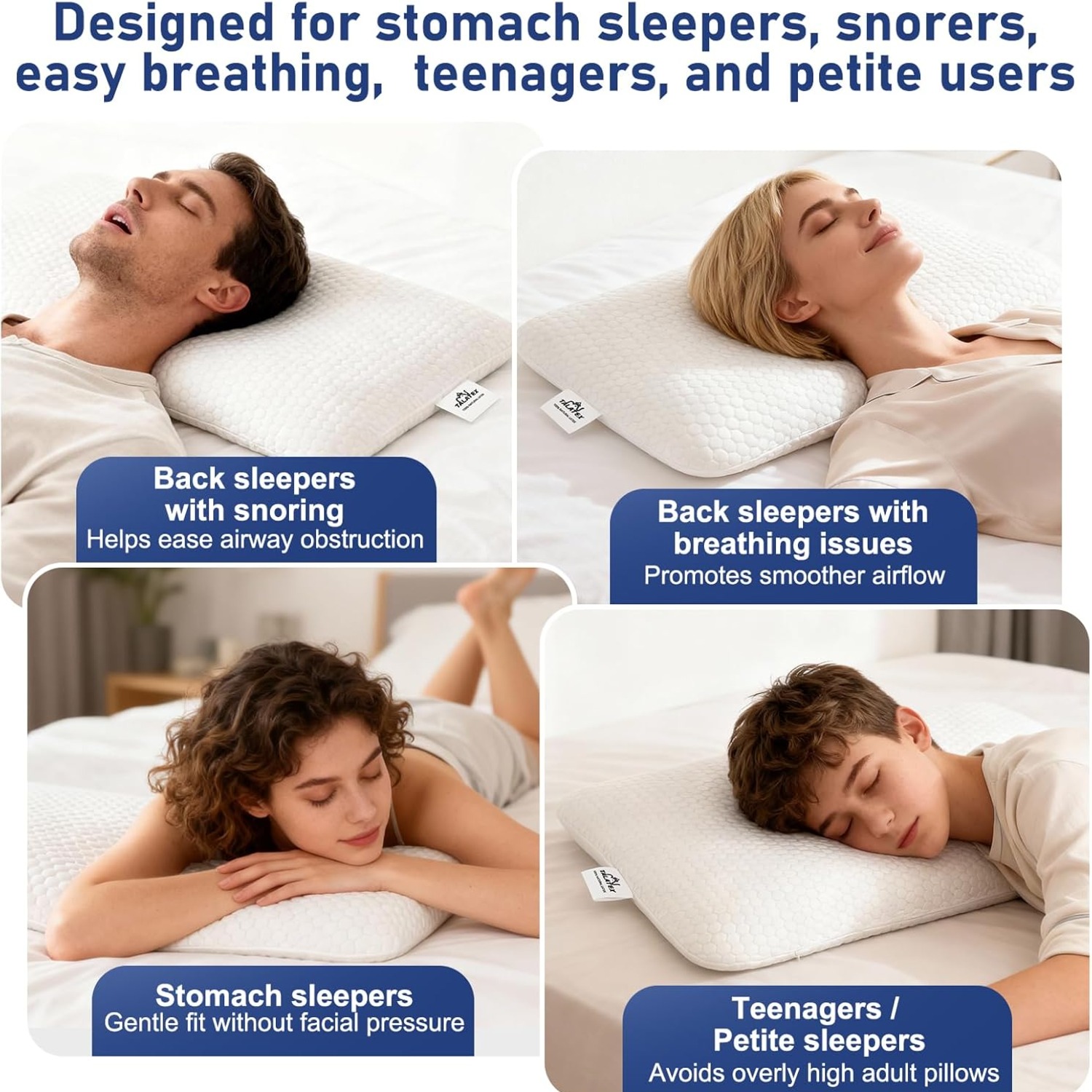 Slim Sleeper Thin Latex Pillow King Size — image 2