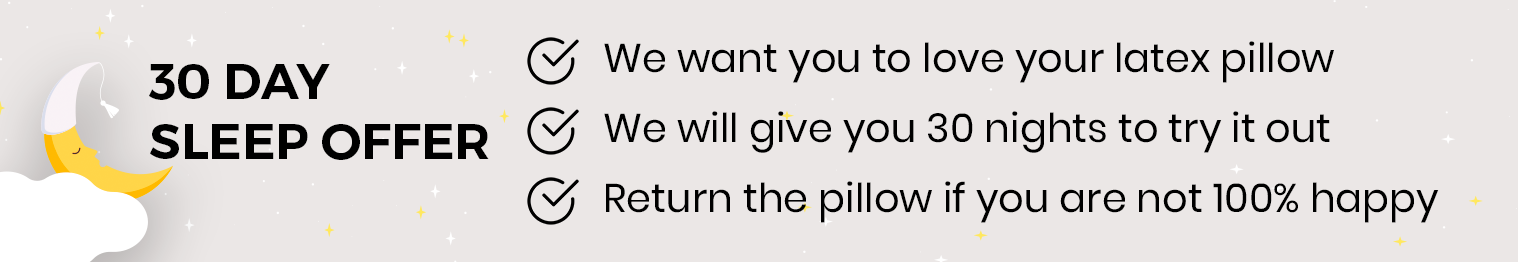 latex pillow sleep trial offer